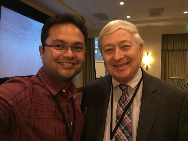 Dr. Arpit Garg, a leading endocrinologist in Patiala, with Prof. Mark E. Molitch, highlighting expertise in endocrinology and diabetes care